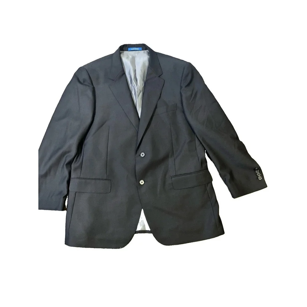 Sartoria italiana Blazer jacket Black sz 44R Made In Italy